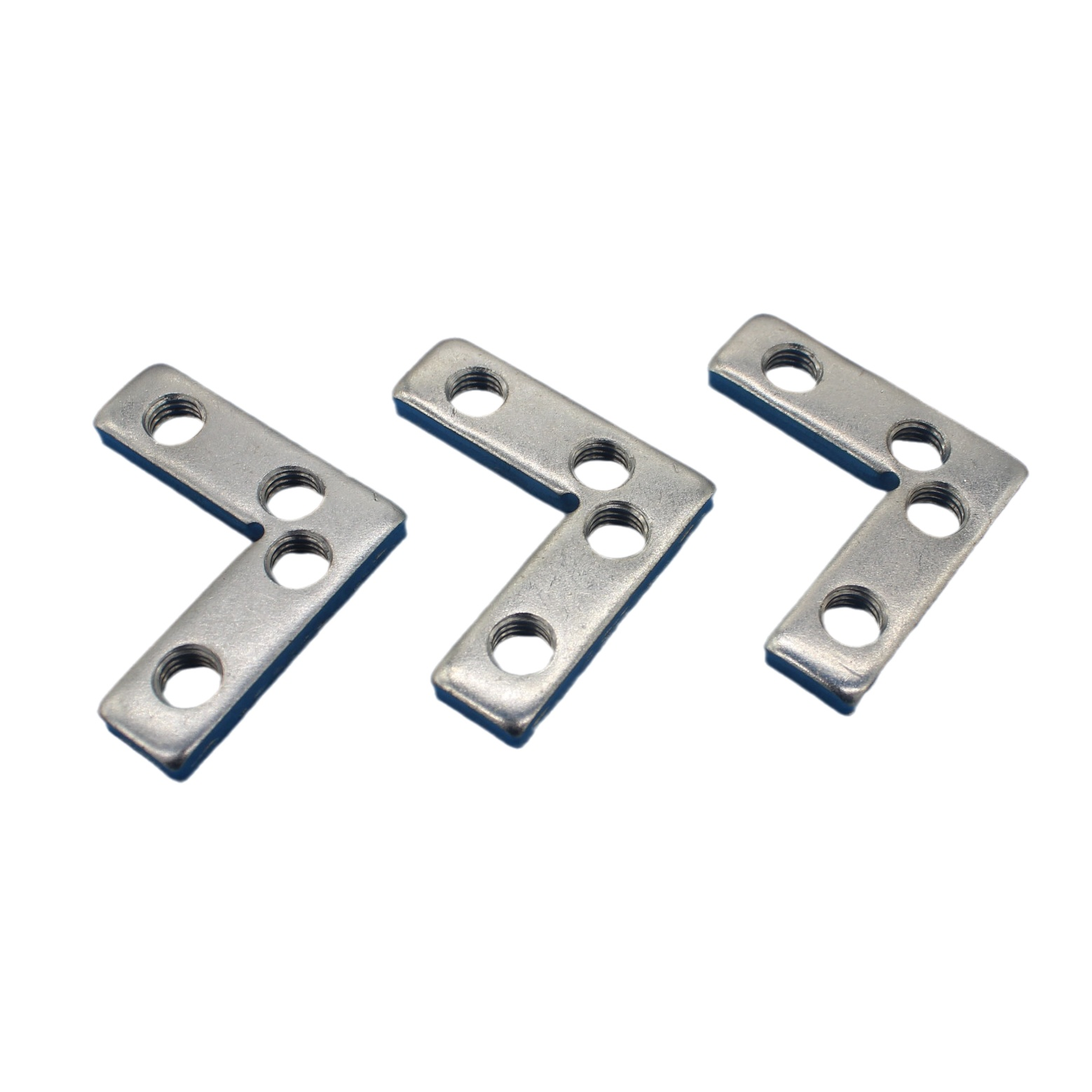 45度直角連接片-白-方