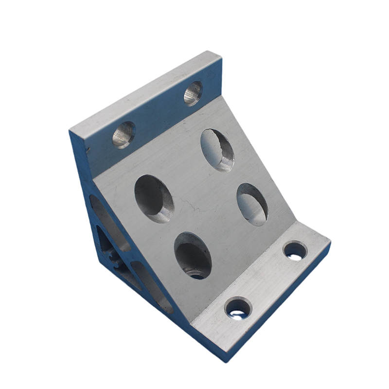 8080直角支架-白-方